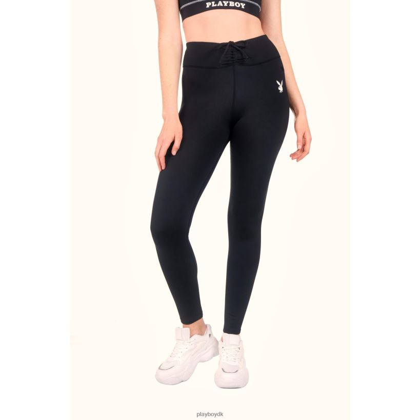aktive leggings med rynket linning D06FFT1326 tøj Playboy