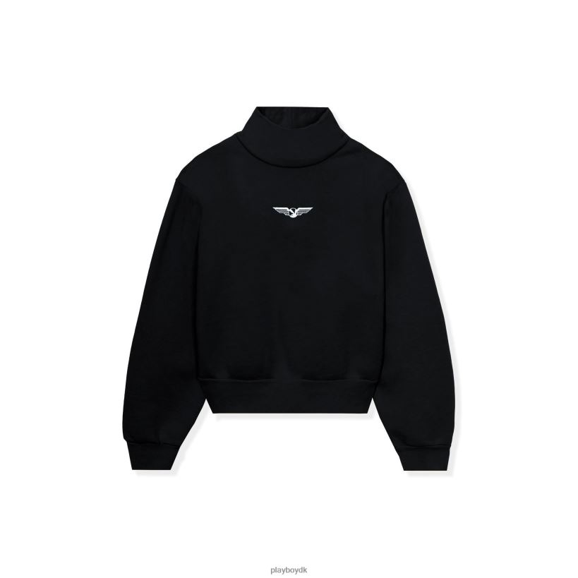 Aviation wings højhalset cropped sweatshirt D06FFT1159 tøj Playboy