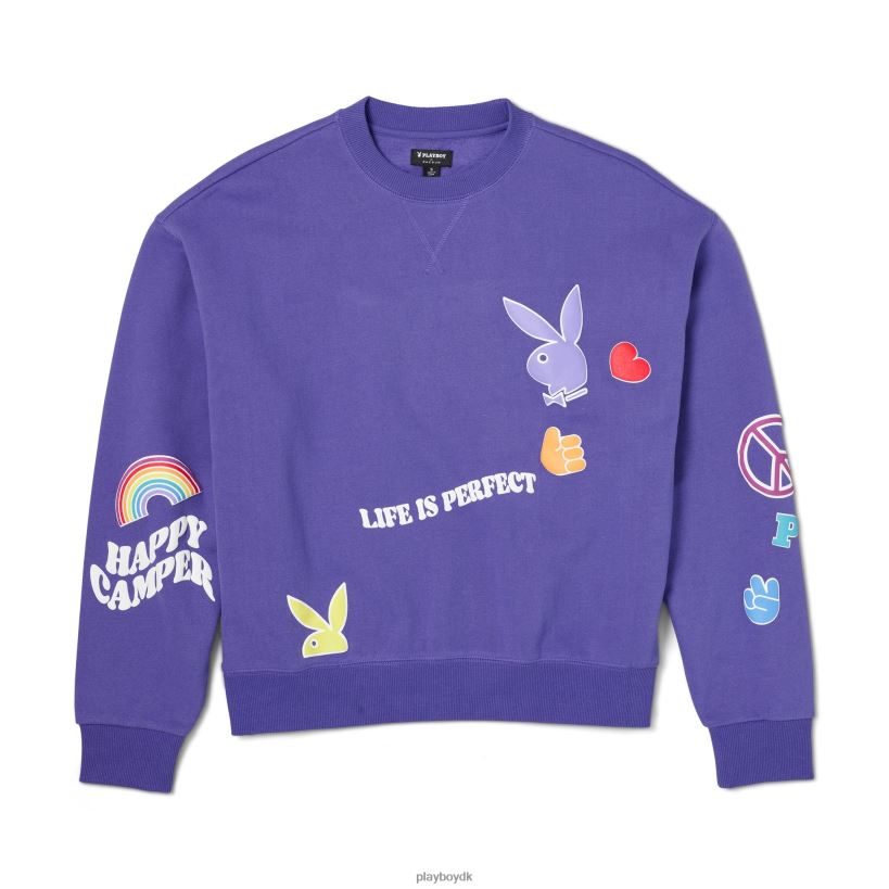 cabin fever sweatshirt med rund hals D06FFT1124 tøj Playboy