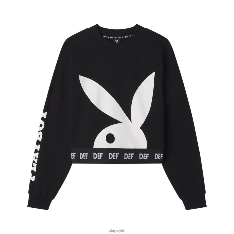 cropped logo crewneck D06FFT1073 tøj Playboy