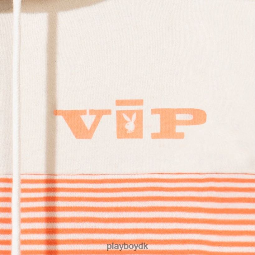 drop stripe vip club quarter lynlås hættetrøje D06FFT1152 tøj Playboy