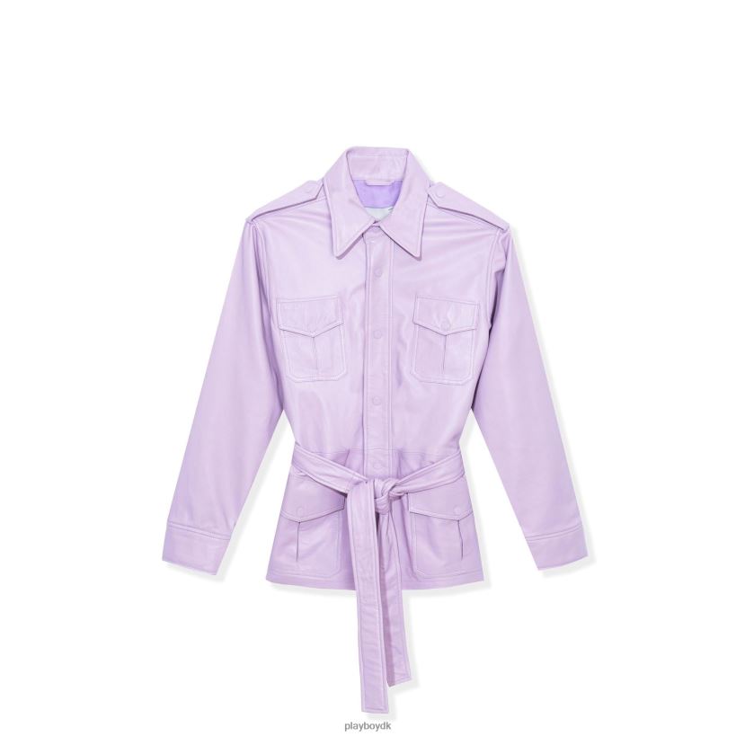 safarijakke i læder D06FFT1144 tøj Playboy