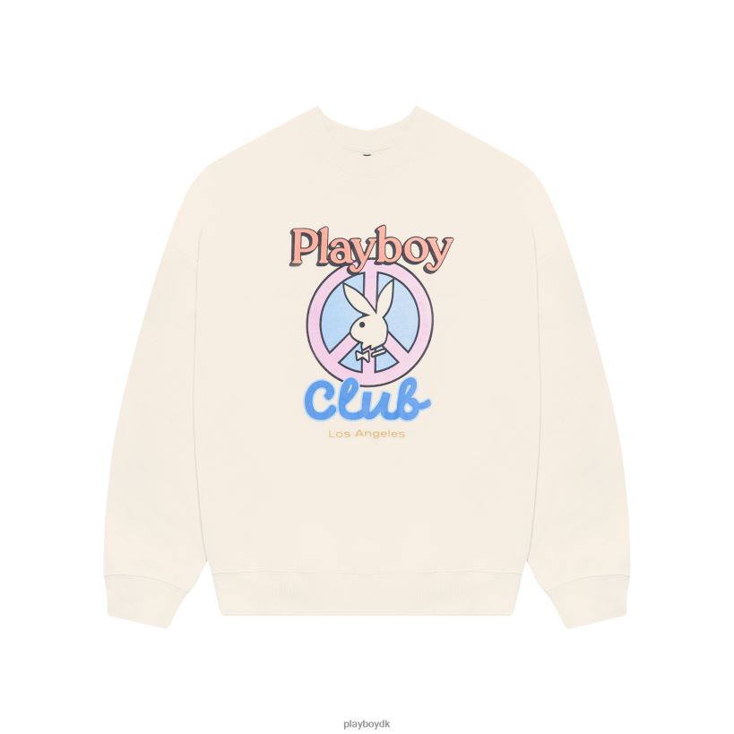 smile klub sweatshirt med rund hals D06FFT1078 tøj Playboy