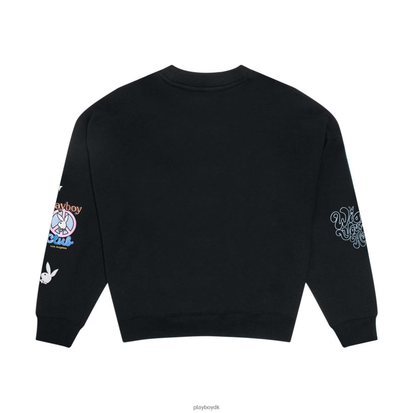 smileklub oversize crewneck D06FFT1092 tøj Playboy
