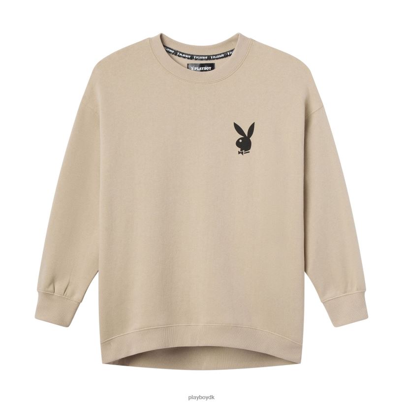 top sweatshirt med rund hals D06FFT1105 tøj Playboy