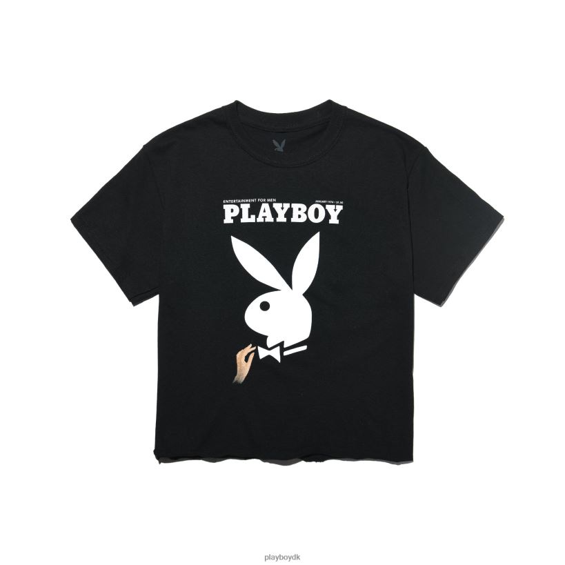 beskåret januar 1974 cover t-shirt D06FFT967 tøj Playboy
