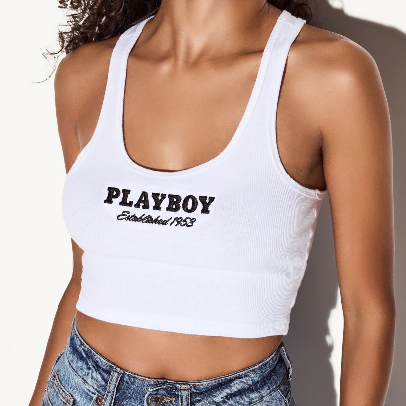 etableret i 1953 racerback tank D06FFT1032 tøj Playboy