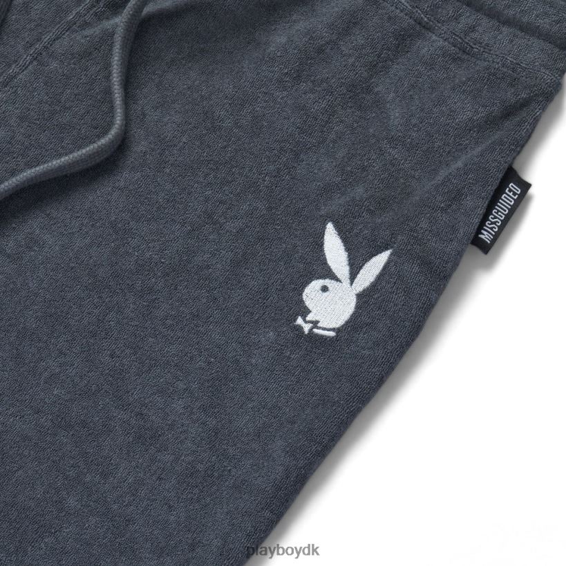 lounge oversized skjorte og kort sæt D06FFT947 tøj Playboy