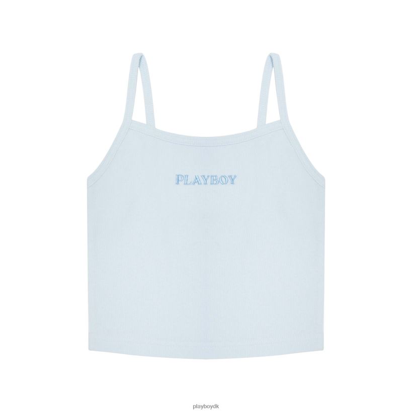 ribbet cami top D06FFT980 tøj Playboy