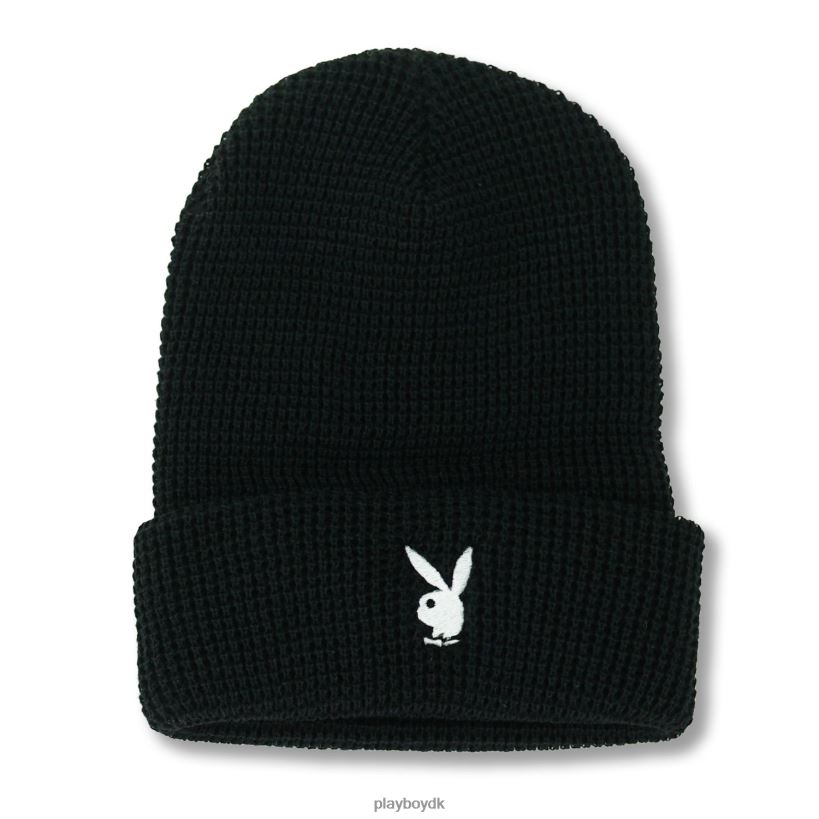 kaninhoved beanie med vaffelmanchet D06FFT725 tilbehør Playboy