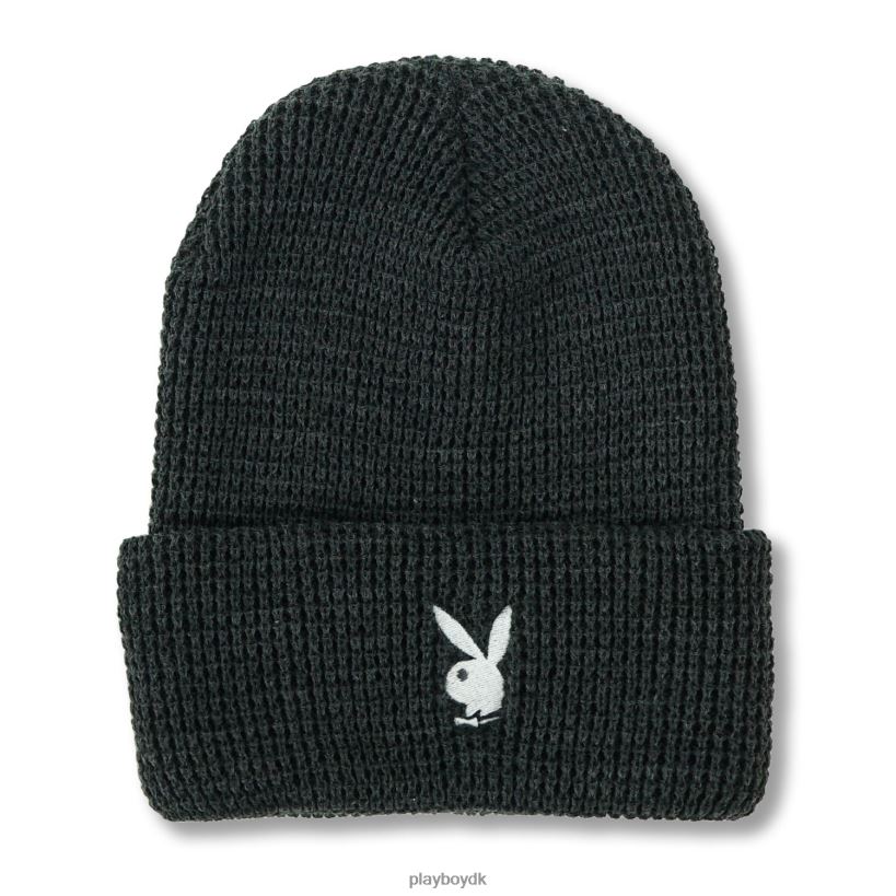 kaninhoved beanie med vaffelmanchet D06FFT727 tilbehør Playboy