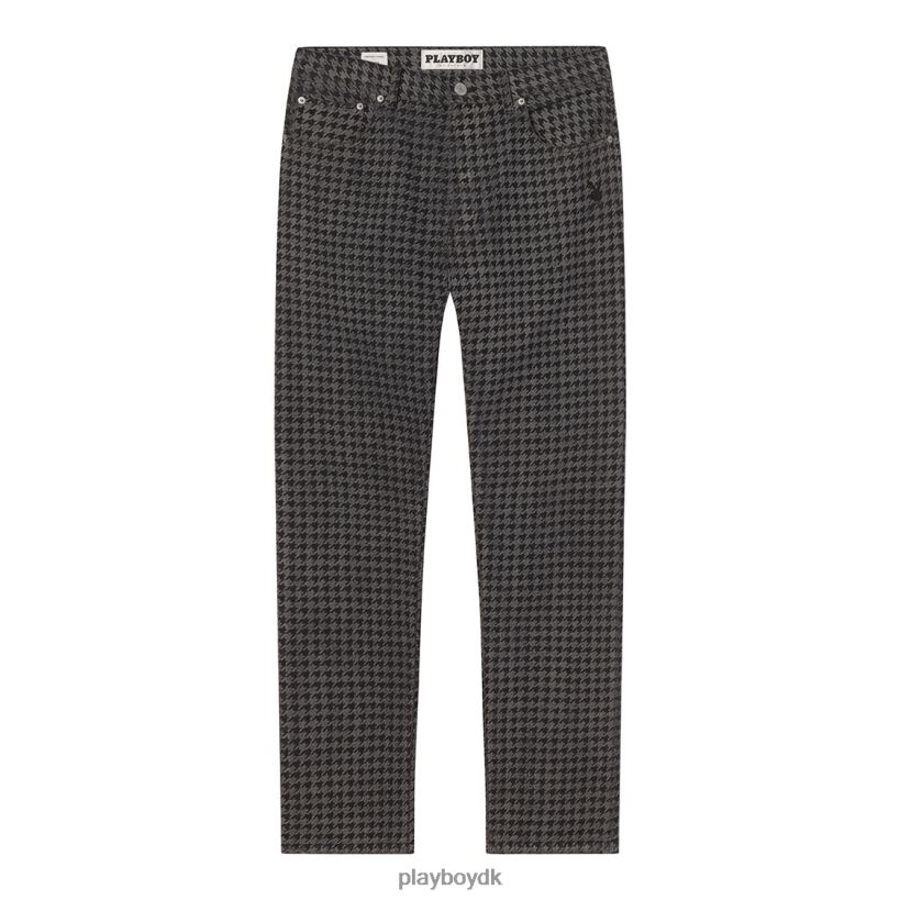 houndstooth denimbukser D06FFT562 tøj Playboy