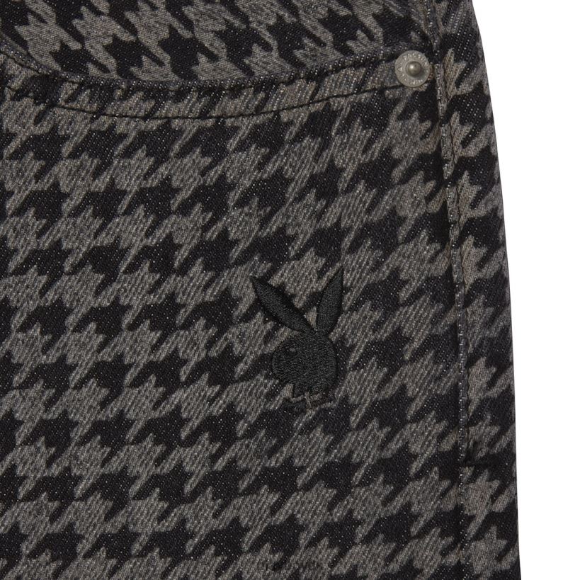 houndstooth denimbukser D06FFT562 tøj Playboy