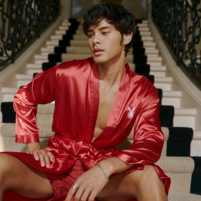 satin palæ kappe D06FFT670 tøj Playboy