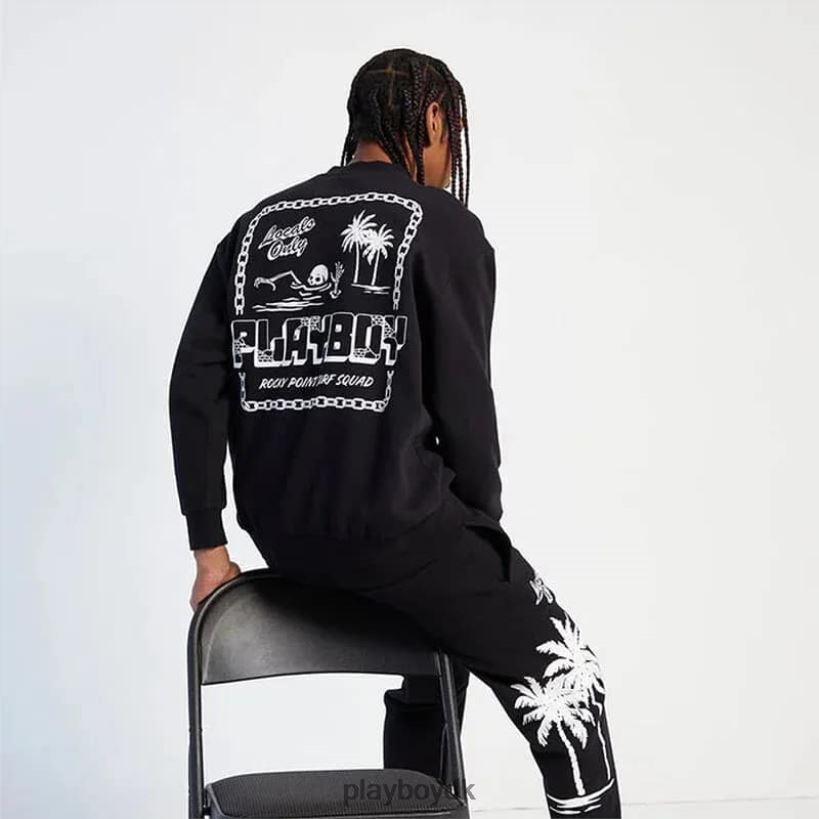 pb rocky point crewneck D06FFT367 tøj Playboy