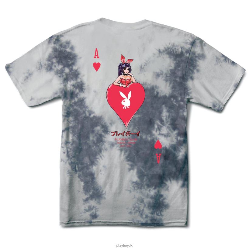 ace of hearts t-shirt tie-dye D06FFT43 tøj Playboy