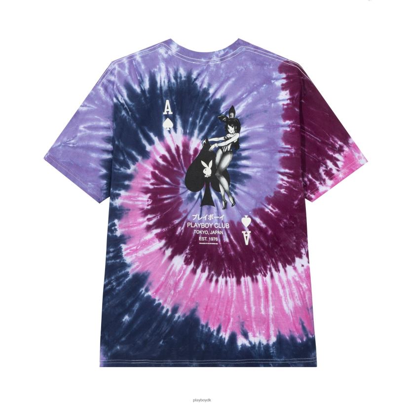 ace of spades tie-dye t-shirt D06FFT252 tøj Playboy