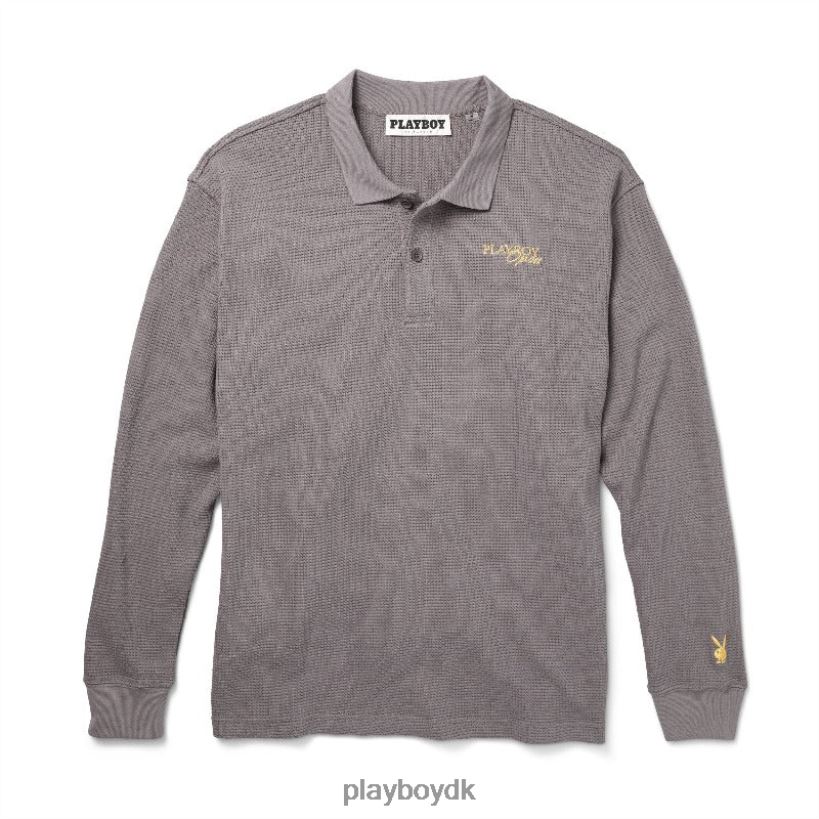 åben polo langærmet D06FFT286 tøj Playboy