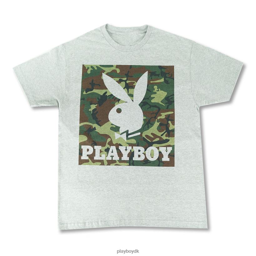 camo box grå t-shirt D06FFT134 tøj Playboy