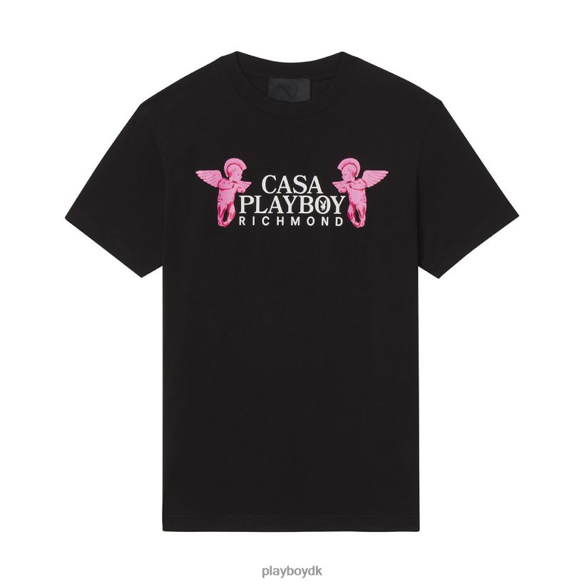 casa t-shirt D06FFT334 tøj Playboy x John Richmond