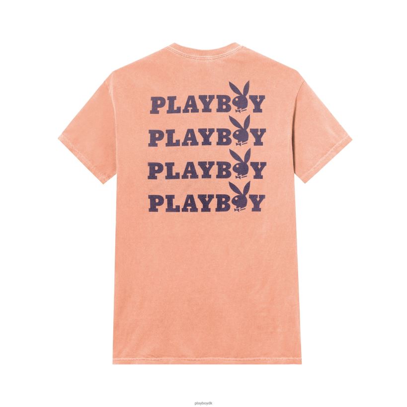 fersken grafisk t-shirt D06FFT240 tøj Playboy