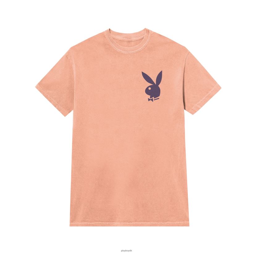fersken grafisk t-shirt D06FFT240 tøj Playboy