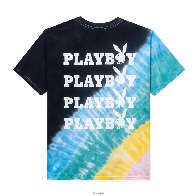 gentagende masthead tie-dye t-shirt D06FFT261 tøj Playboy