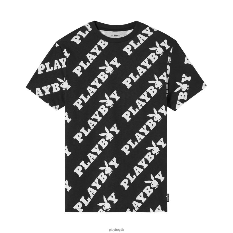 gentagne masthead t-shirt D06FFT284 tøj Playboy