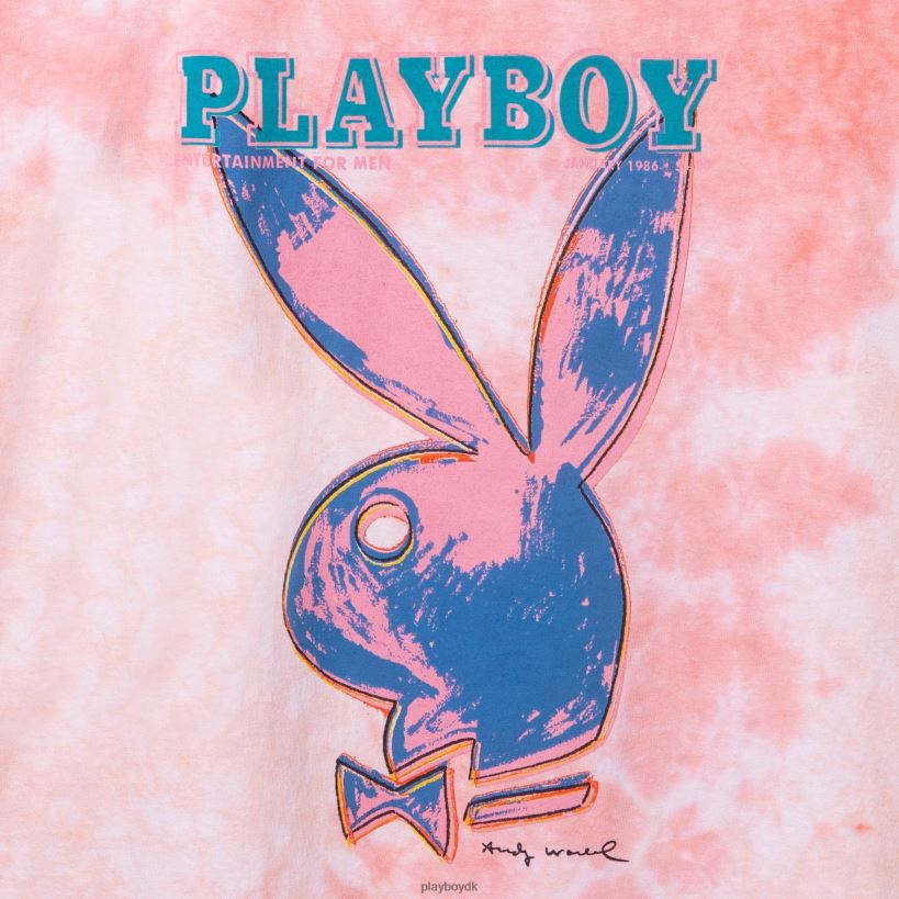 januar 1986 andy warhol cover tie dye t-shirt D06FFT280 tøj Playboy