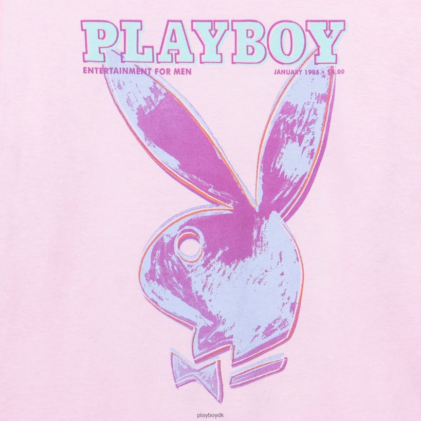 januar 1986 andy warhol langærmet t-shirt med cover D06FFT164 tøj Playboy