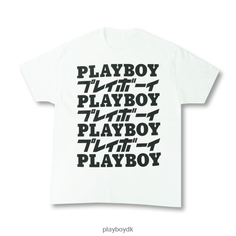 kanji masthead logo t-shirt D06FFT18 tøj Playboy