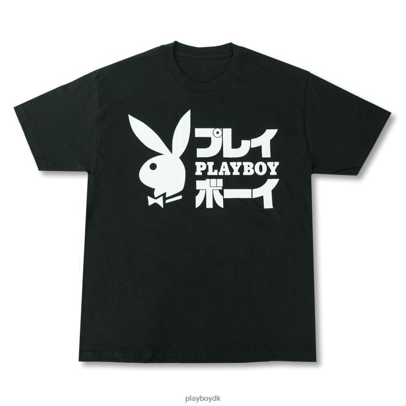 kanji stablet kanin hoved t-shirt D06FFT140 tøj Playboy