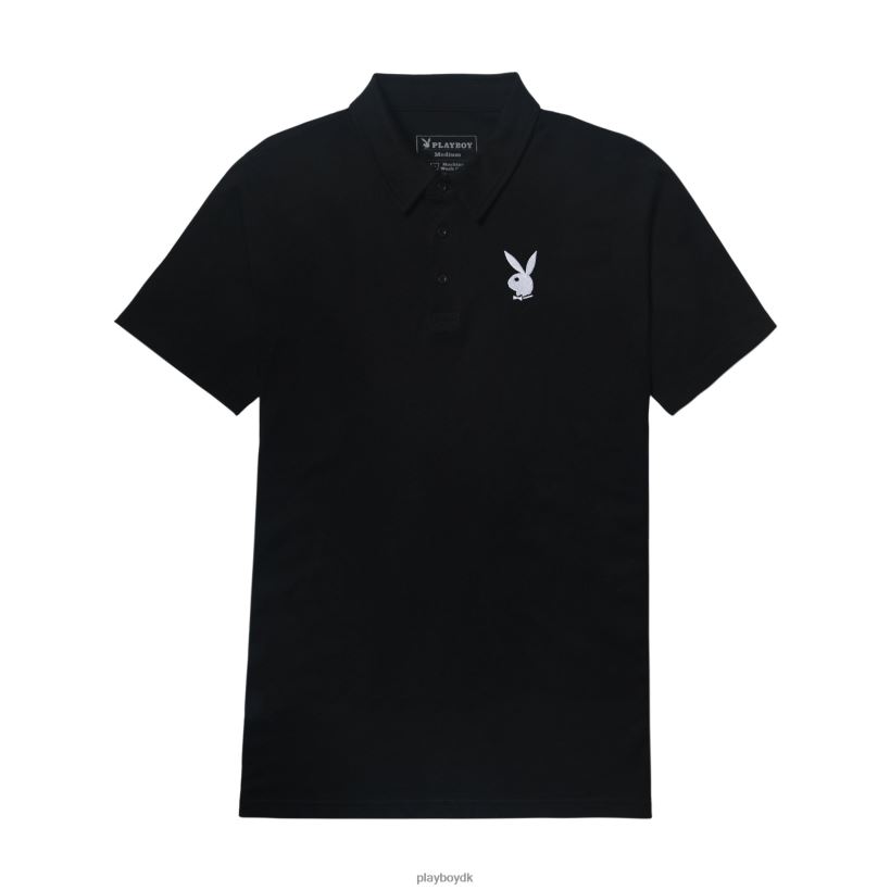 klassisk poloshirt med kaninhoved D06FFT250 tøj Playboy