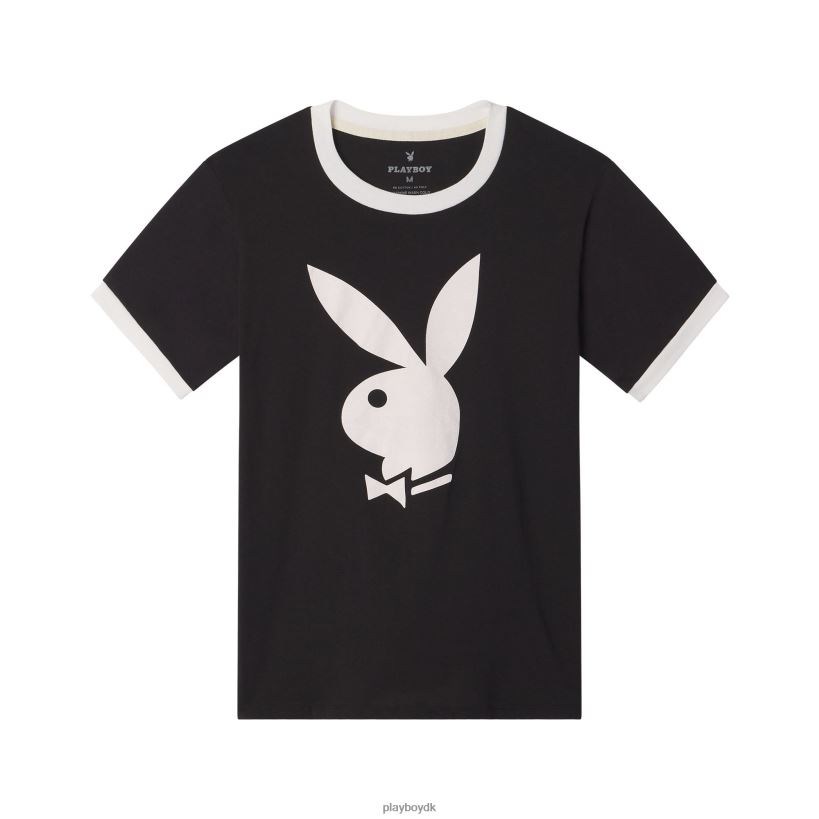 klassisk ringer t-shirt D06FFT125 tøj Playboy