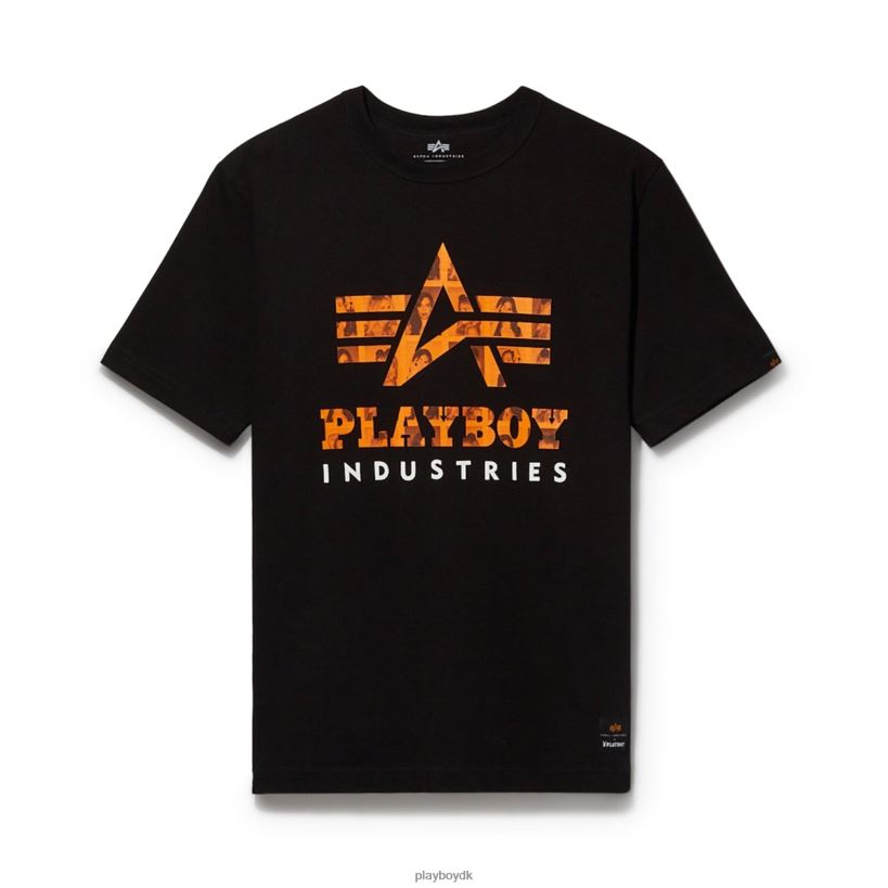 klassisk t-shirt D06FFT168 tøj Playboy x Alpha Industries