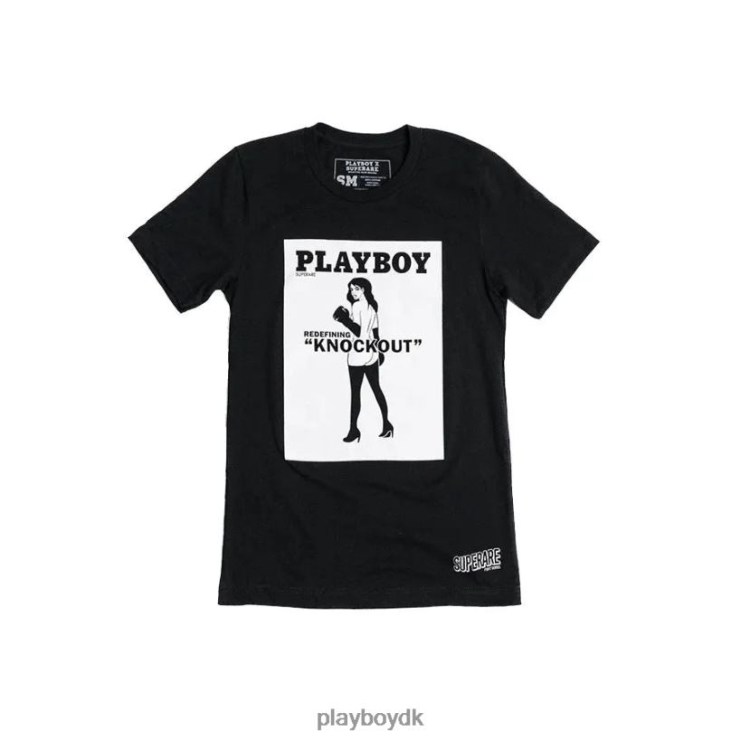 knockout t-shirt D06FFT16 tøj Playboy
