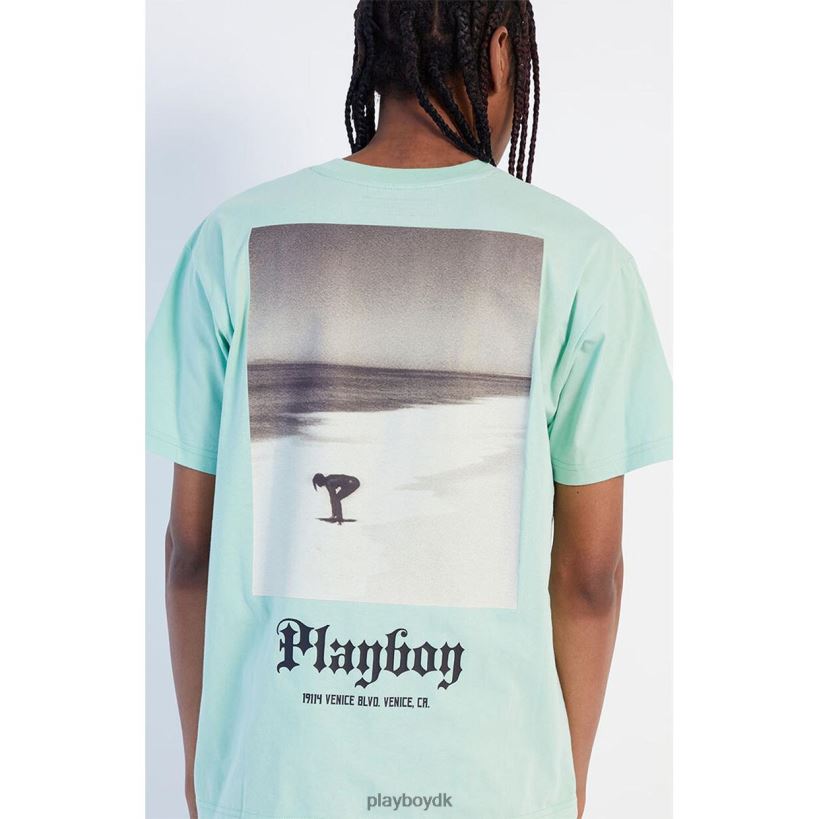 kystlinje mint skjorte D06FFT255 tøj Playboy