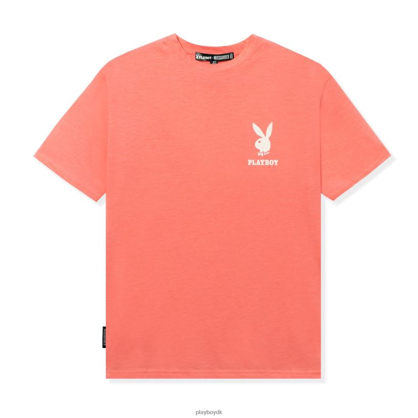 logo oversized t-shirt D06FFT193 tøj Playboy