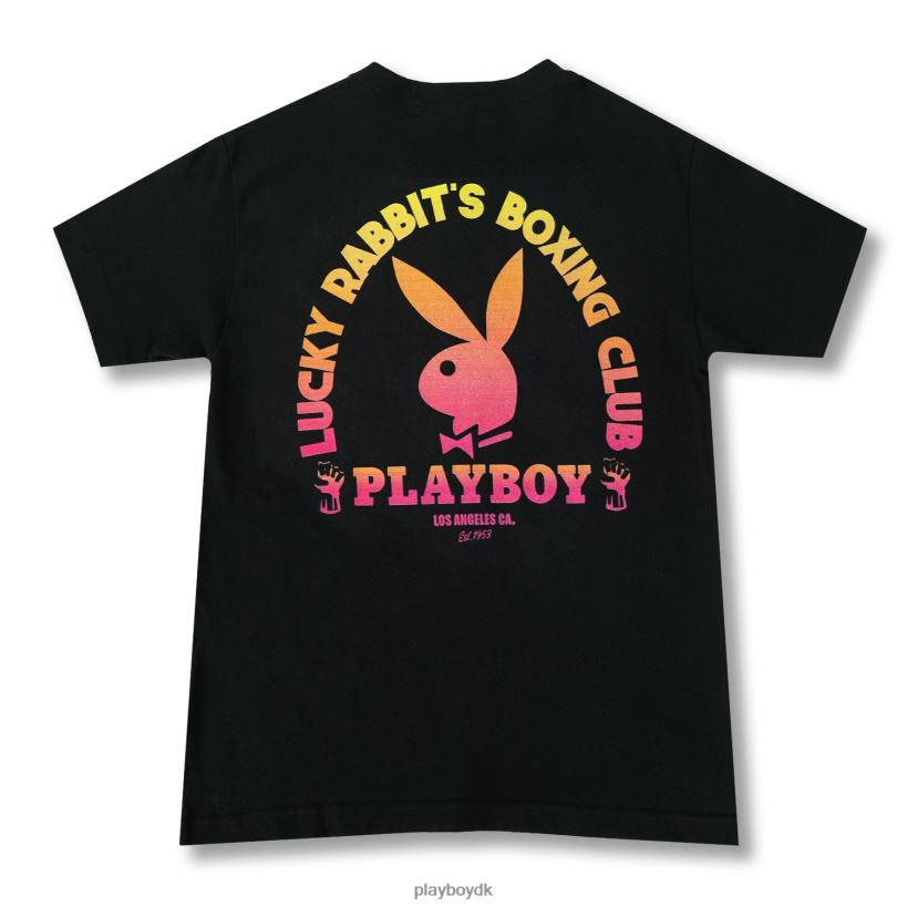 lucky rabbits bokseklub t-shirt D06FFT25 tøj Playboy