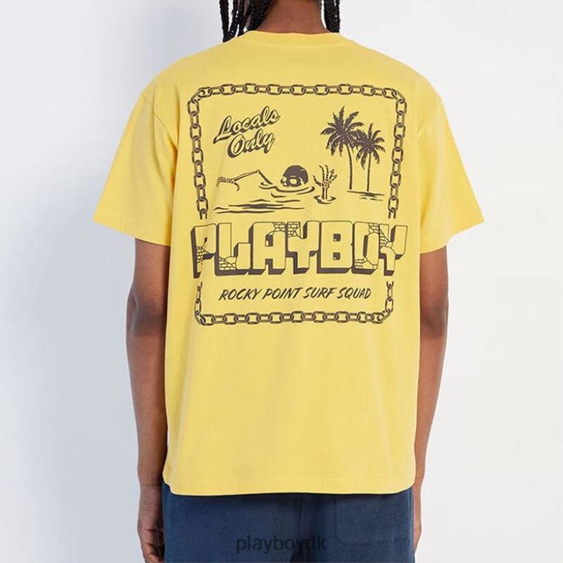 stenet spids t-shirt D06FFT254 tøj Playboy