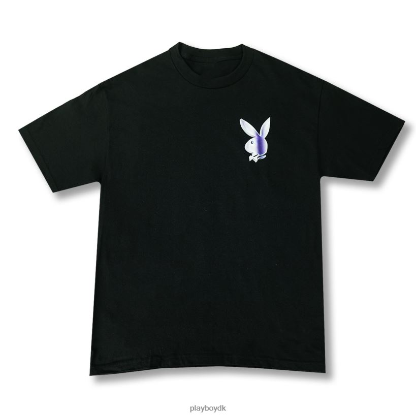 t-shirt med kaninhoved i krom D06FFT23 tøj Playboy