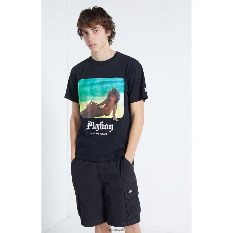 t-shirt ved stranden D06FFT256 tøj Playboy