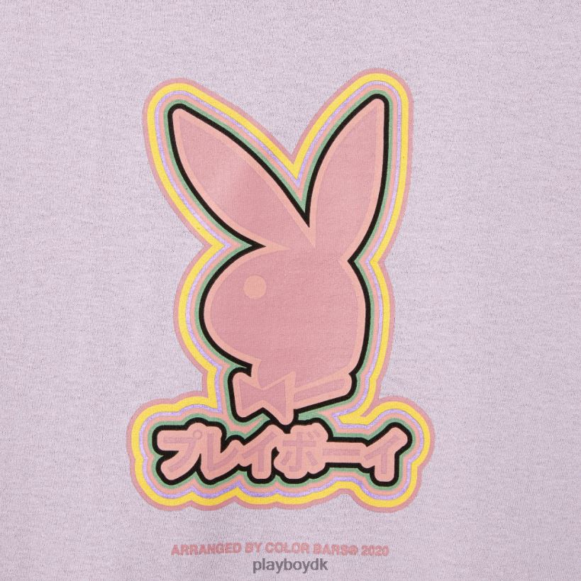 tokyo club logo t-shirt orkidé D06FFT230 tøj Playboy