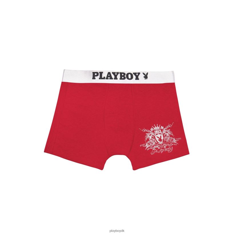 solid boksershorts med logo D06FFT675 tøj Playboy