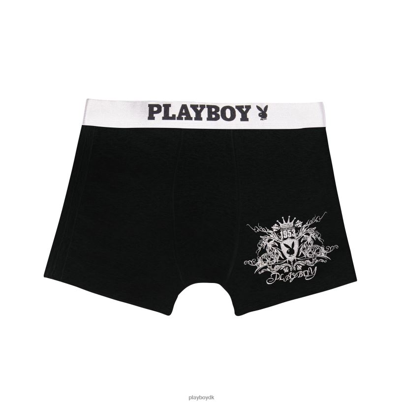 solid boksershorts med logo D06FFT676 tøj Playboy